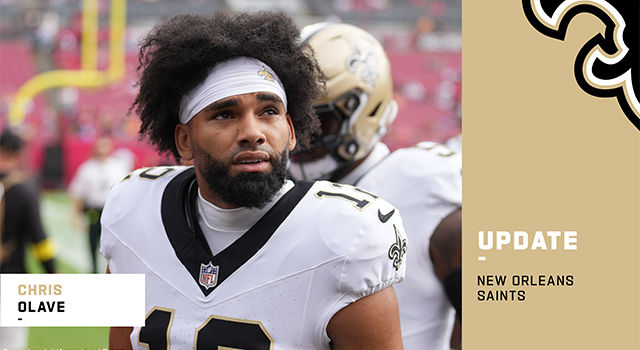 Saints, WR Chris Olave reach four-year, $132M extension